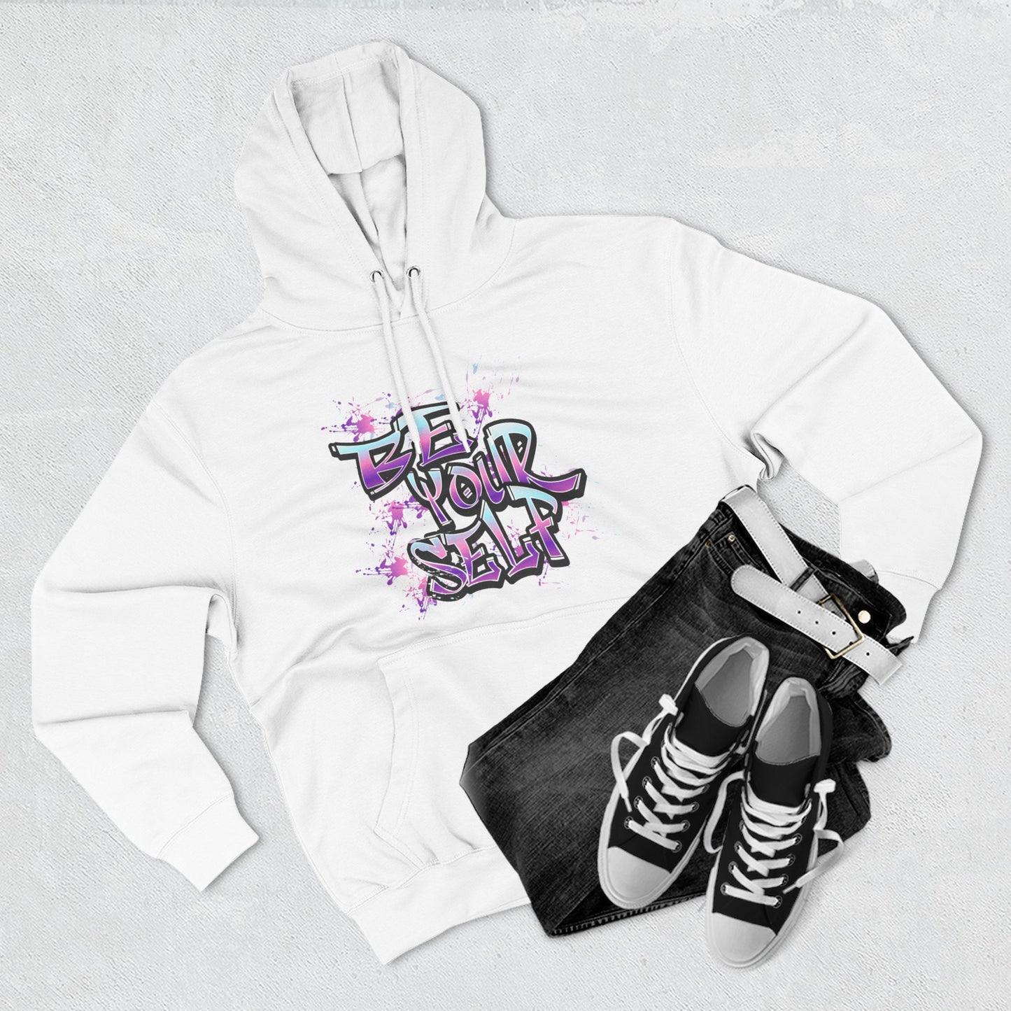 Be Yourselft Adult Hoodie